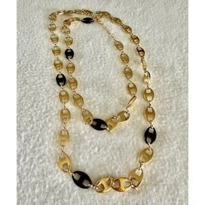 Jackie O Jacqueline Kennedy Long Gold Necklace Camrose & Kross JBK